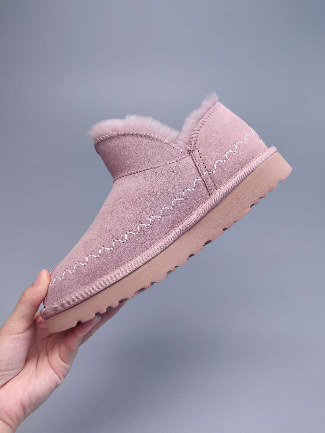 0888 New Ankle Boots — Dusty Pink (In Stock)