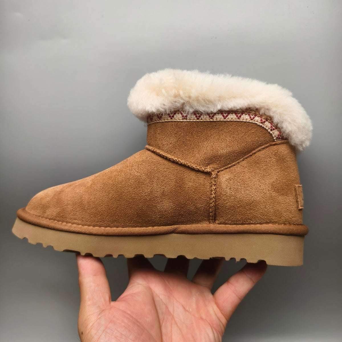 4496 Ethnic Style Low-Top Casual Shoes — Chestnut (In Stock)