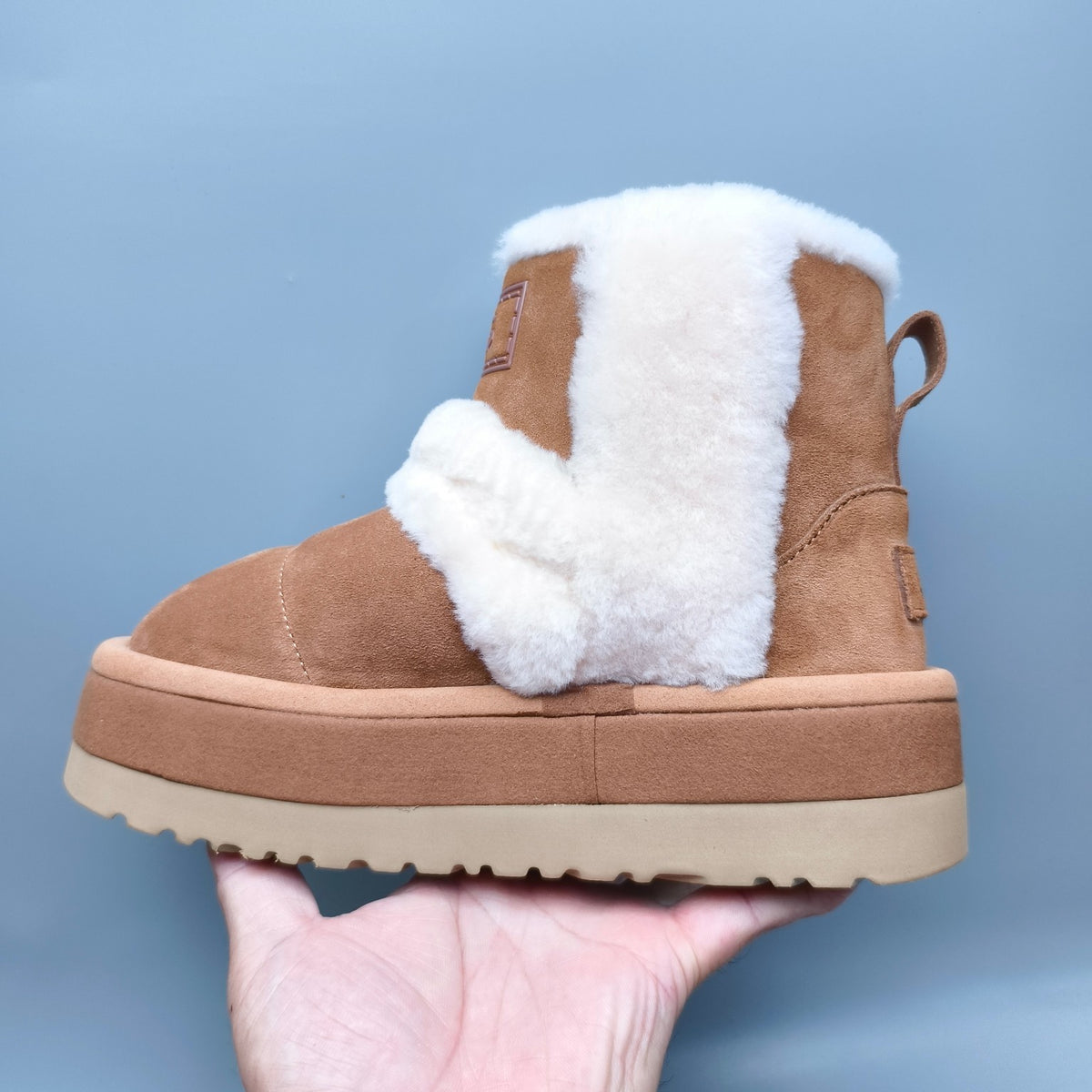 3316 Caterpillar Chunky Sole Mid-Top Casual Shoes — Chestnut (In Stock)