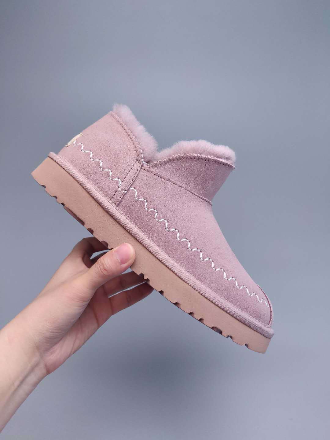 0888 New Ankle Boots — Dusty Pink (In Stock)