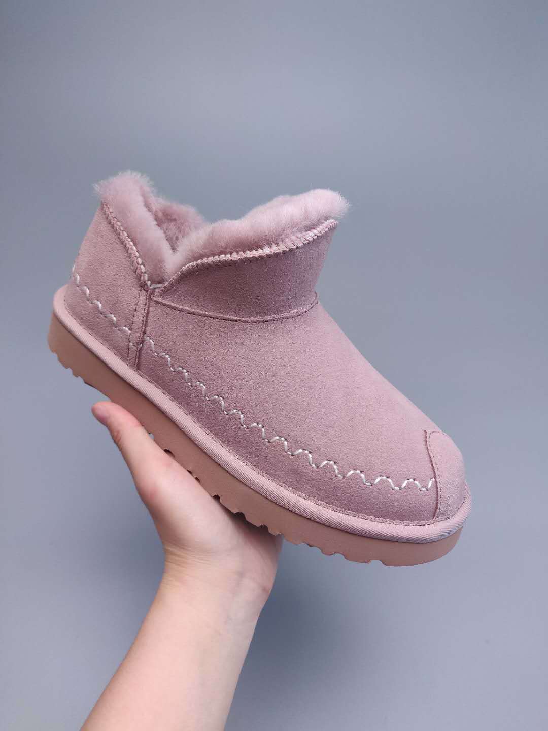 0888 New Ankle Boots — Dusty Pink (In Stock)