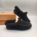 1391 Casual Slip-On House Shoes — Black (In Stock)