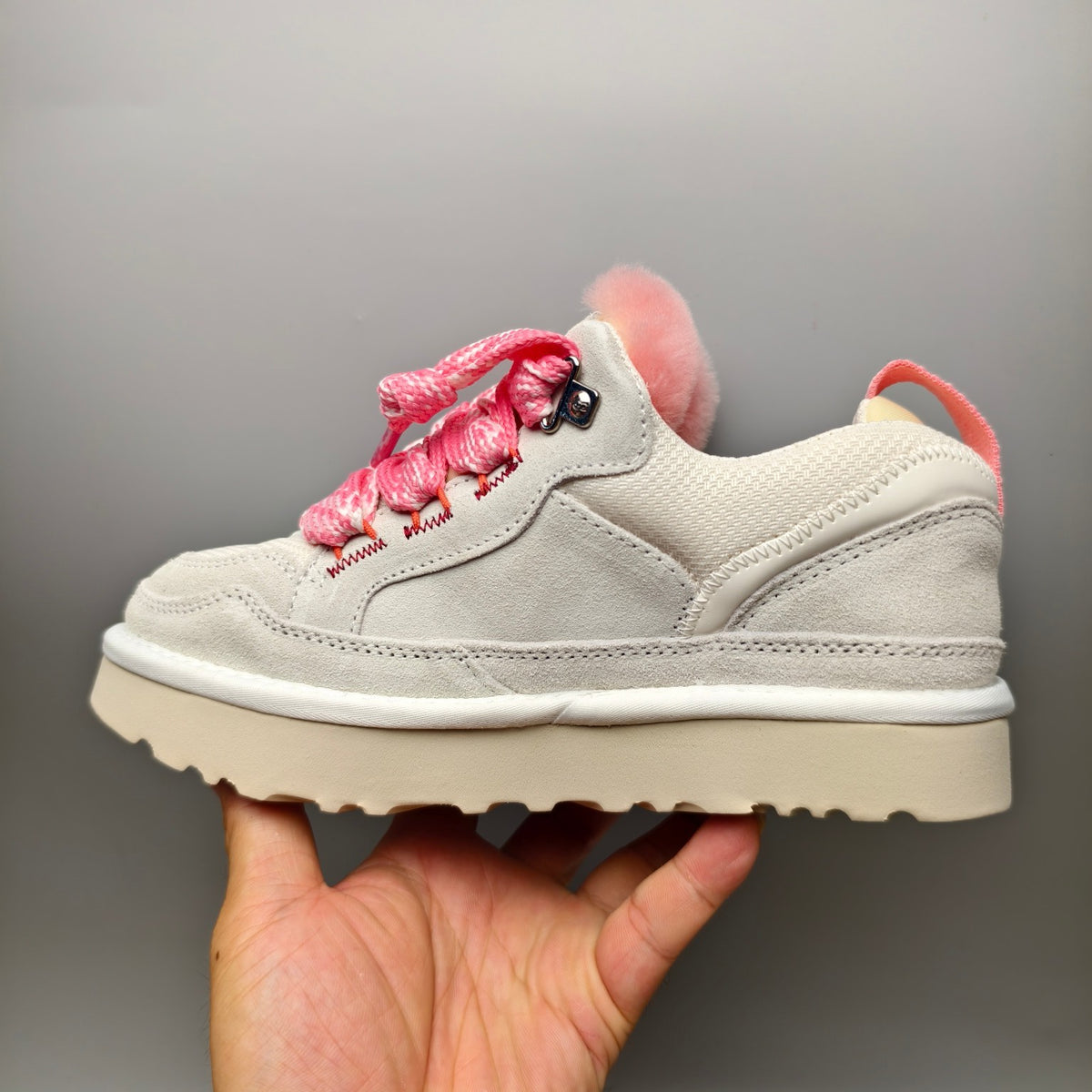 4032-2170 Couple Mesh Sport Casual Shoes — White (In Stock)