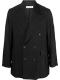 OUR LEGACY crease-effect double-breasted blazer