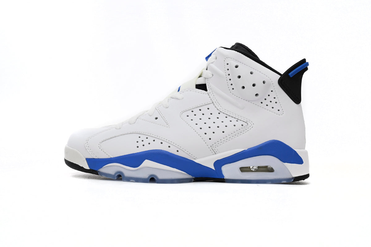 Air Jordan 6 Retro Sport Blue Reps Sneaker 384664-107