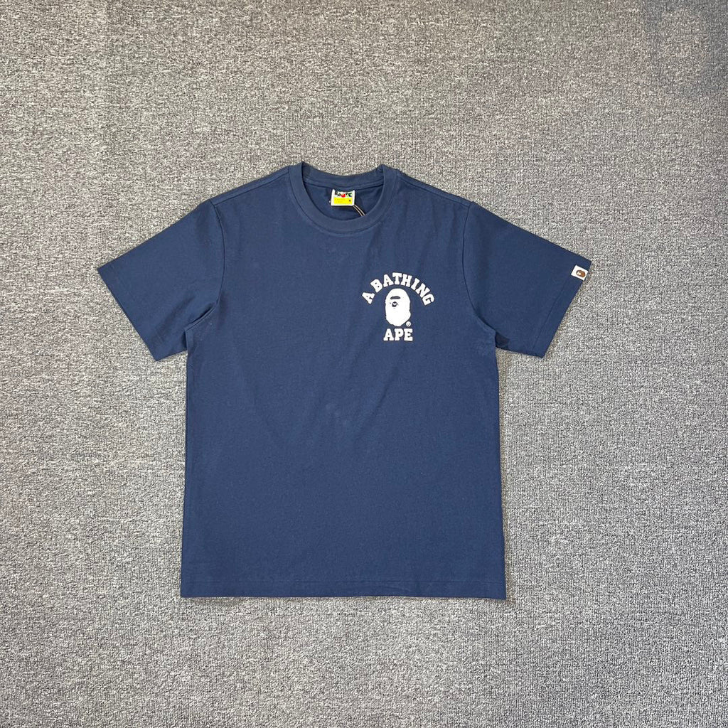 BAPE Classic College Logo Oversized Heavyweight Unisex T-Shirt