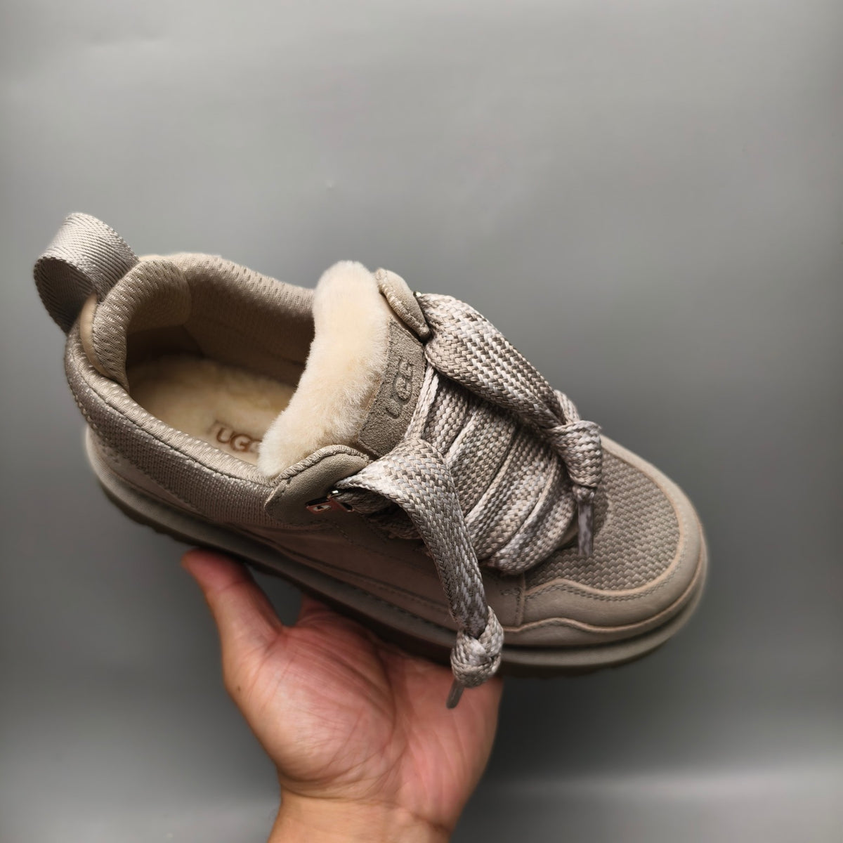 4032 Couple Mesh Sport Casual Shoes — Gray (In Stock)