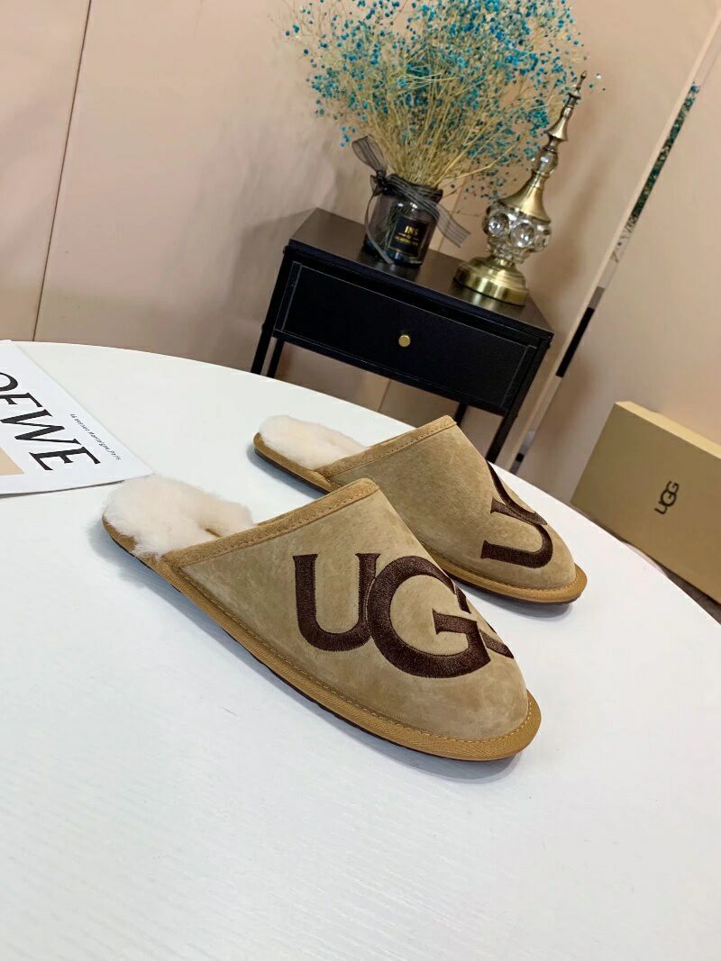 2593 Big G Indoor Slippers — Chestnut (In Stock)