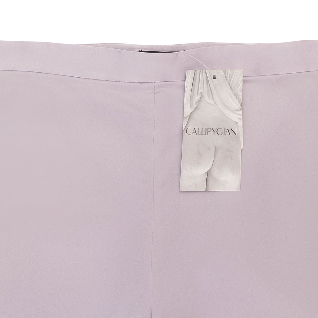SATIN LILAC TROUSERS