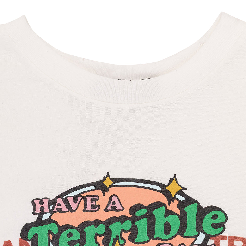 WHITE MIXED PRINTED VINTAGE T-SHIRT
