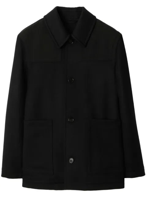 Burberry wool shirt jacket