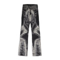 BLACK PATH WIDE-LEG JEANS