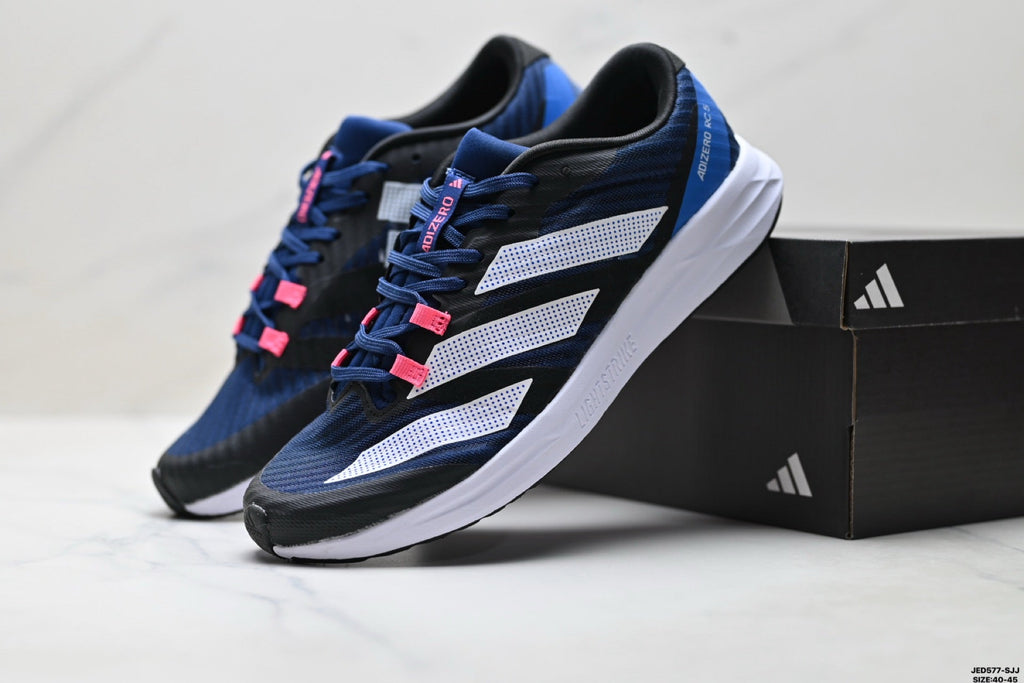 Adidas K81801450 Men's Running Shoes - 2 Colorways incl. Navy/Pink & White/Orange