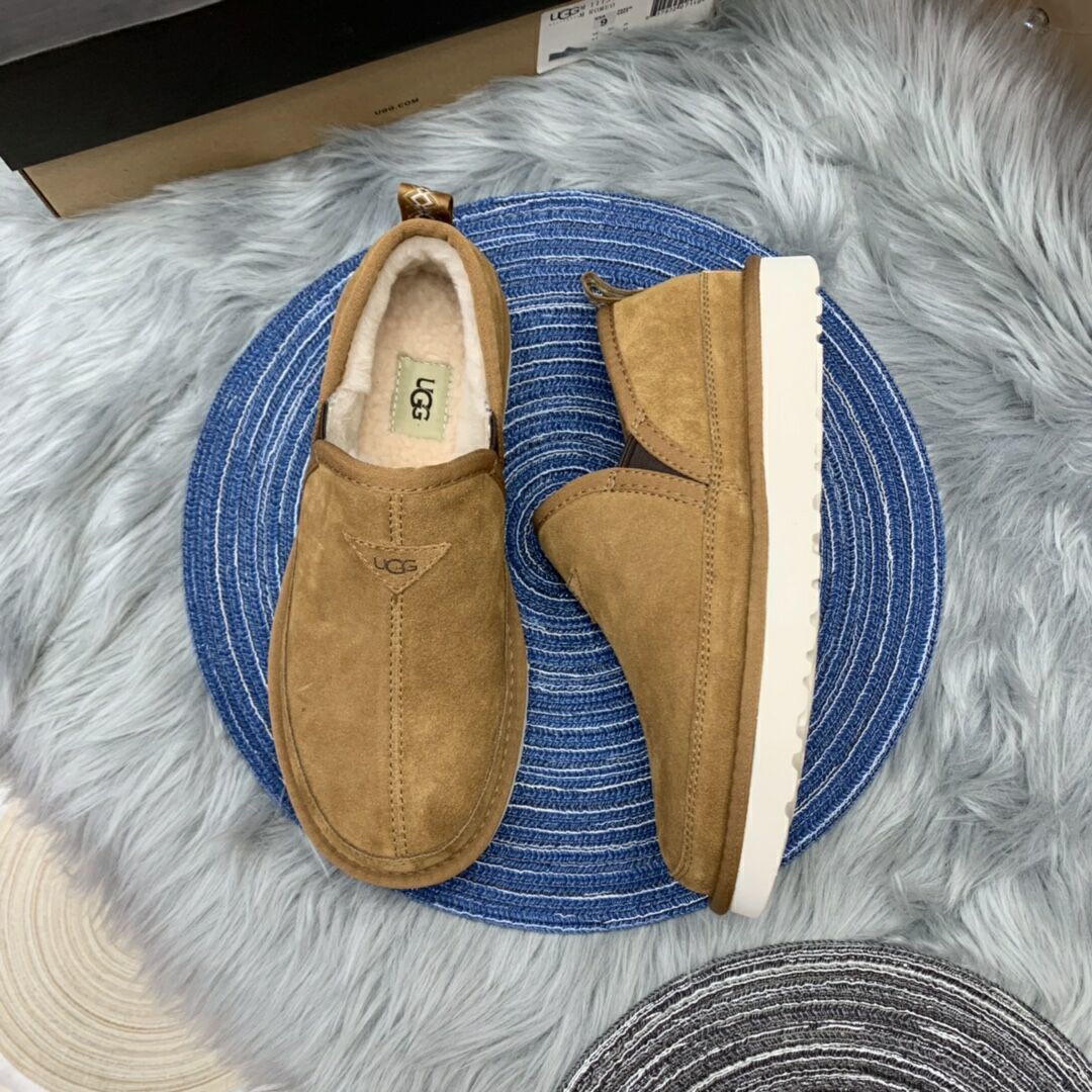 3455 Men's Slip-On Low-Top Shoes — Chestnut (In Stock)