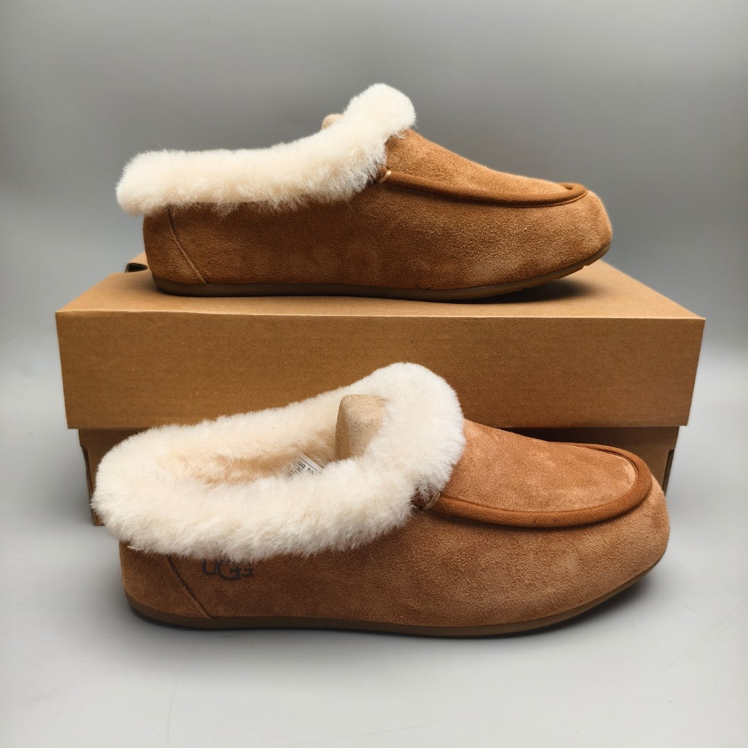 1391 Casual Slip-On House Shoes — Chestnut (In Stock)