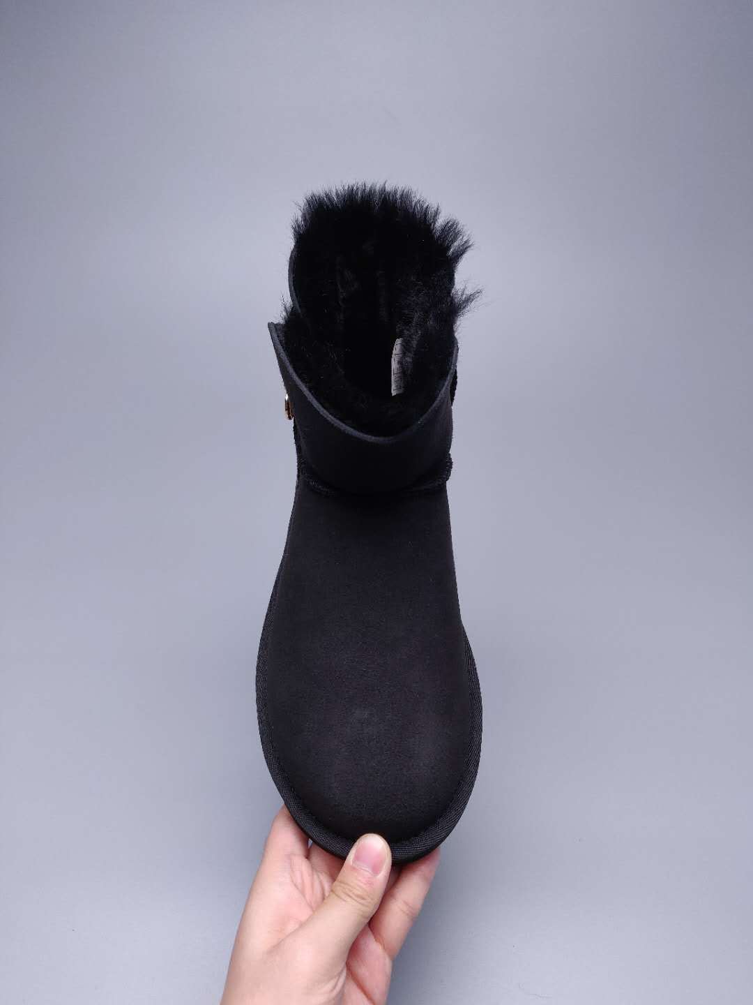 2481 Side Zipper Ankle Boots — Black (In Stock)