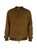 Billionaire suede bomber jacket