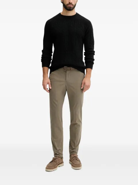 Lindbergh cable-knit raglan-sleeve sweater