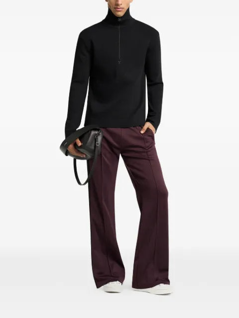 Courrèges half-zip logo-detail sweater