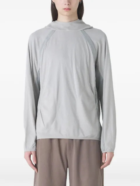 Hiking Patrol Orbit panelled long-sleeve hoodie