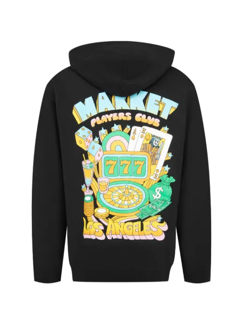 MARKET Players Club graphic-print hoodie