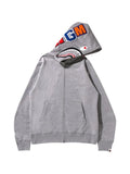 A BATHING APE® Shark zip-up hoodie