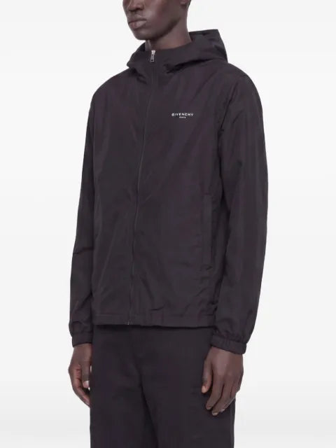 Givenchy windbreaker in polyfaille with archive print