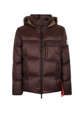 AFTER LABEL quilted hooded jacket