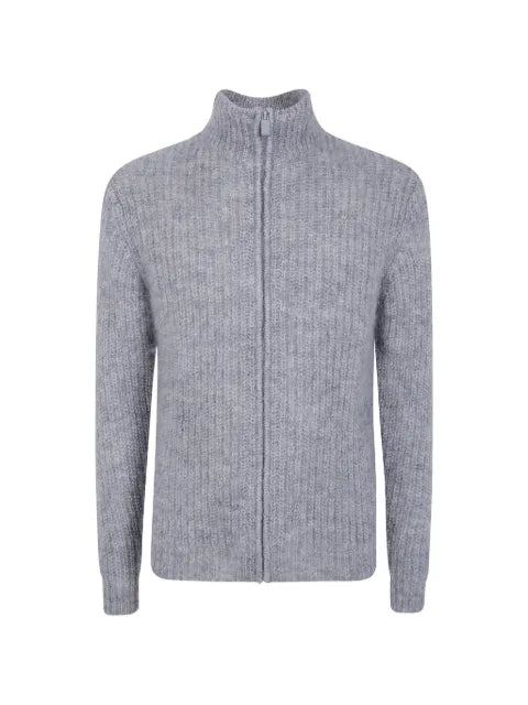 ASPESI ribbed zip-up cardigan