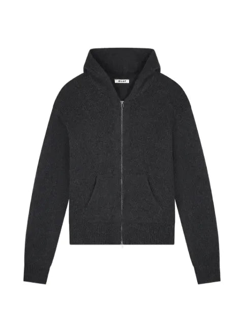 OLAF zip-up knit cardigan