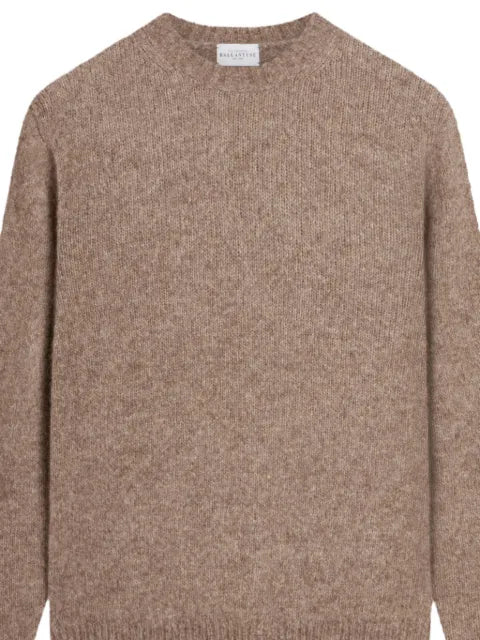 Ballantyne melange-effect crew-neck sweater