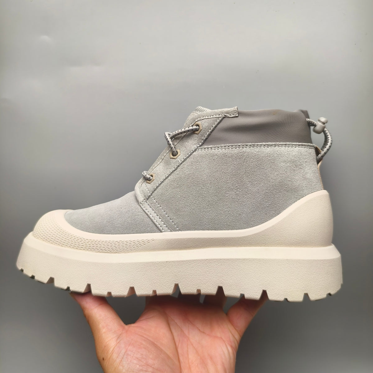 3991 High-Top Casual Streetwear Shoes — Light Gray (In Stock)