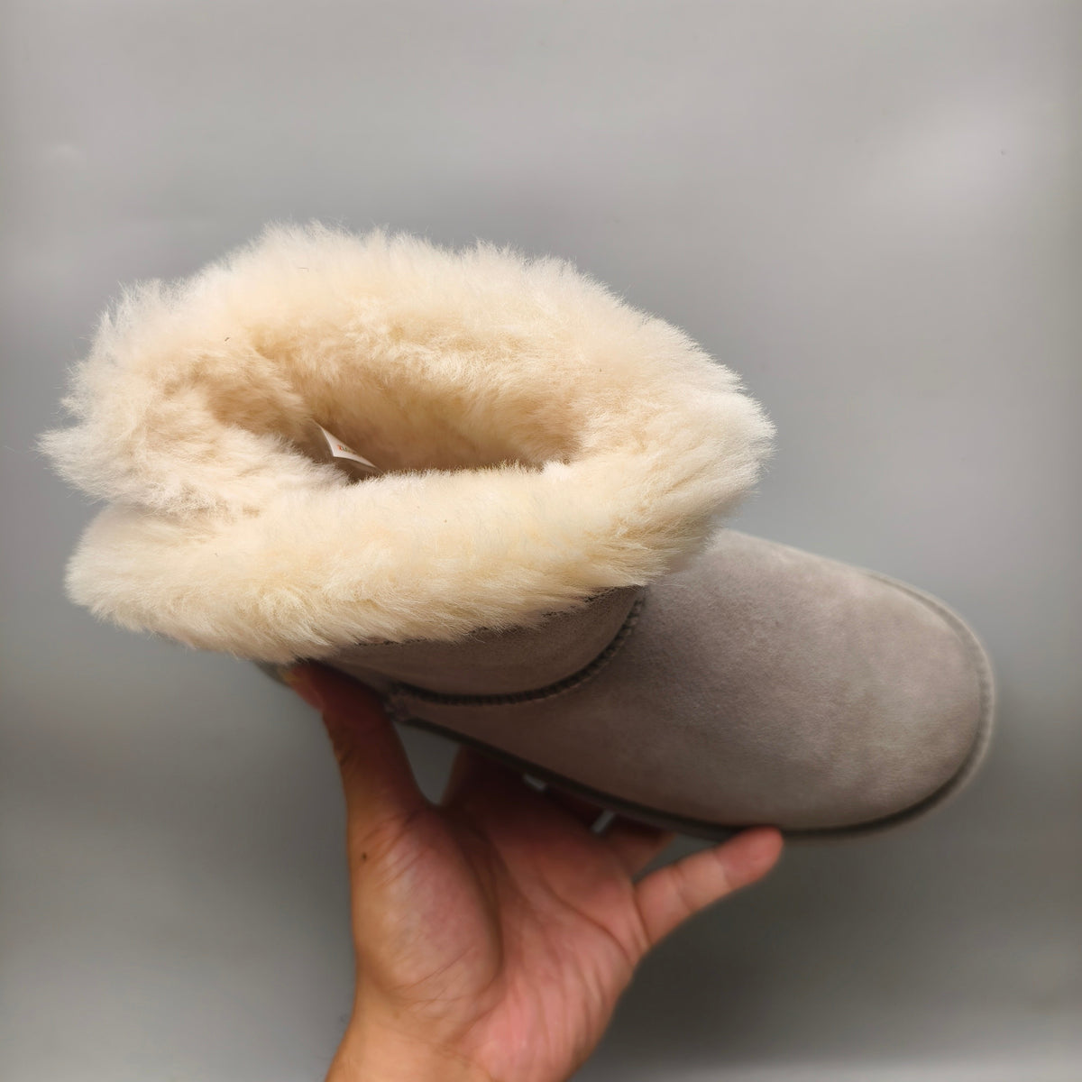 4517 Ethnic Style Back-Strap Shoes — Gray (In Stock)