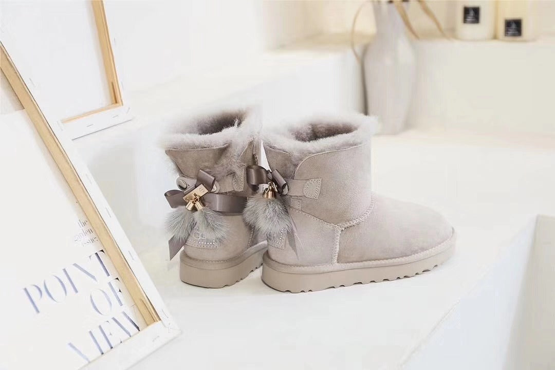 6503 New 3-in-1 Snow Boots — Diamond Gray