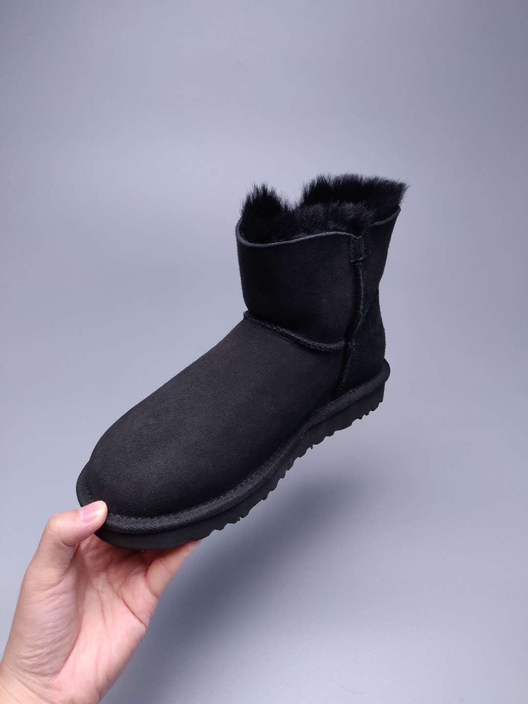 2481 Side Zipper Ankle Boots — Black (In Stock)