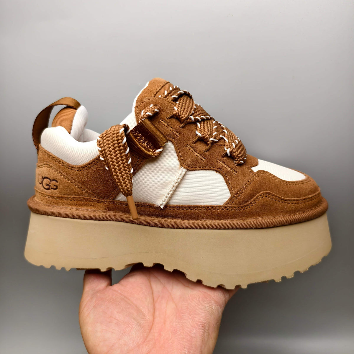 1541 Chunky Dad Sneakers Lace-Up Casual — Chestnut (In Stock)