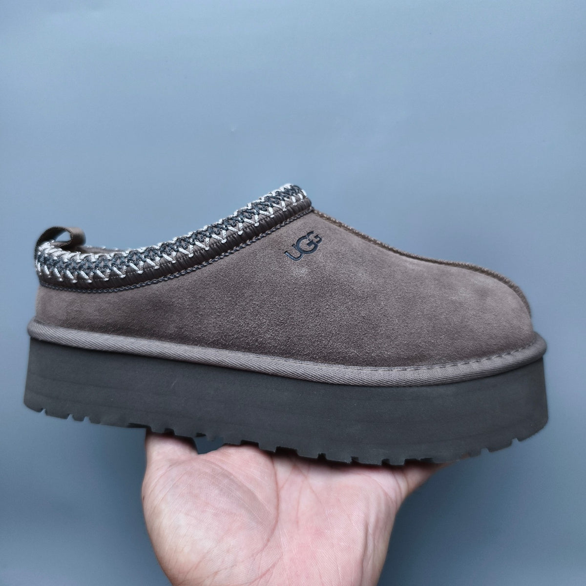 2553-2130 Ethnic Style Chunky Sole Casual Shoes — Walnut Rose (In Stock)