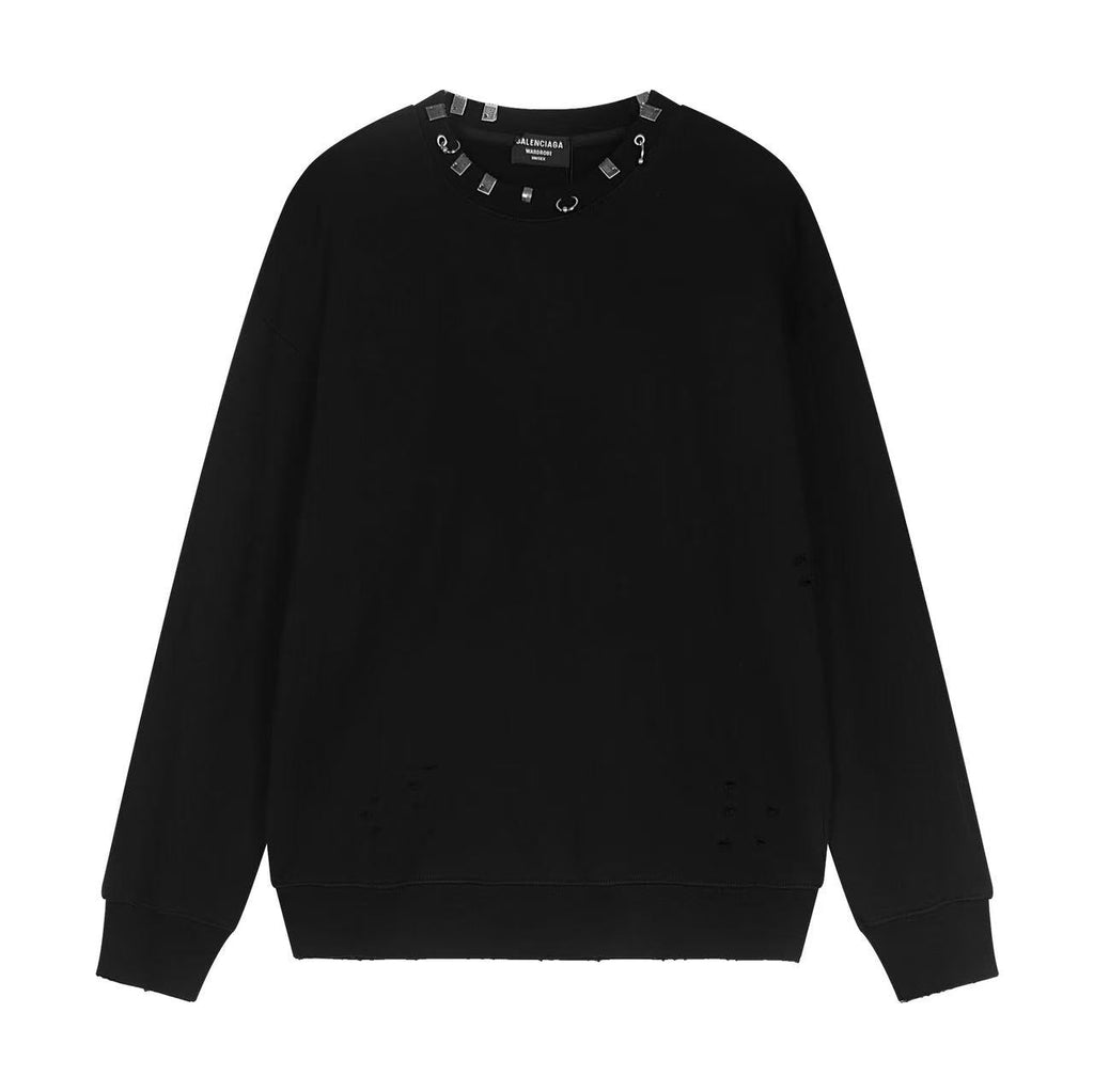 Balenciaga  Couples Crew Neck Hoodie