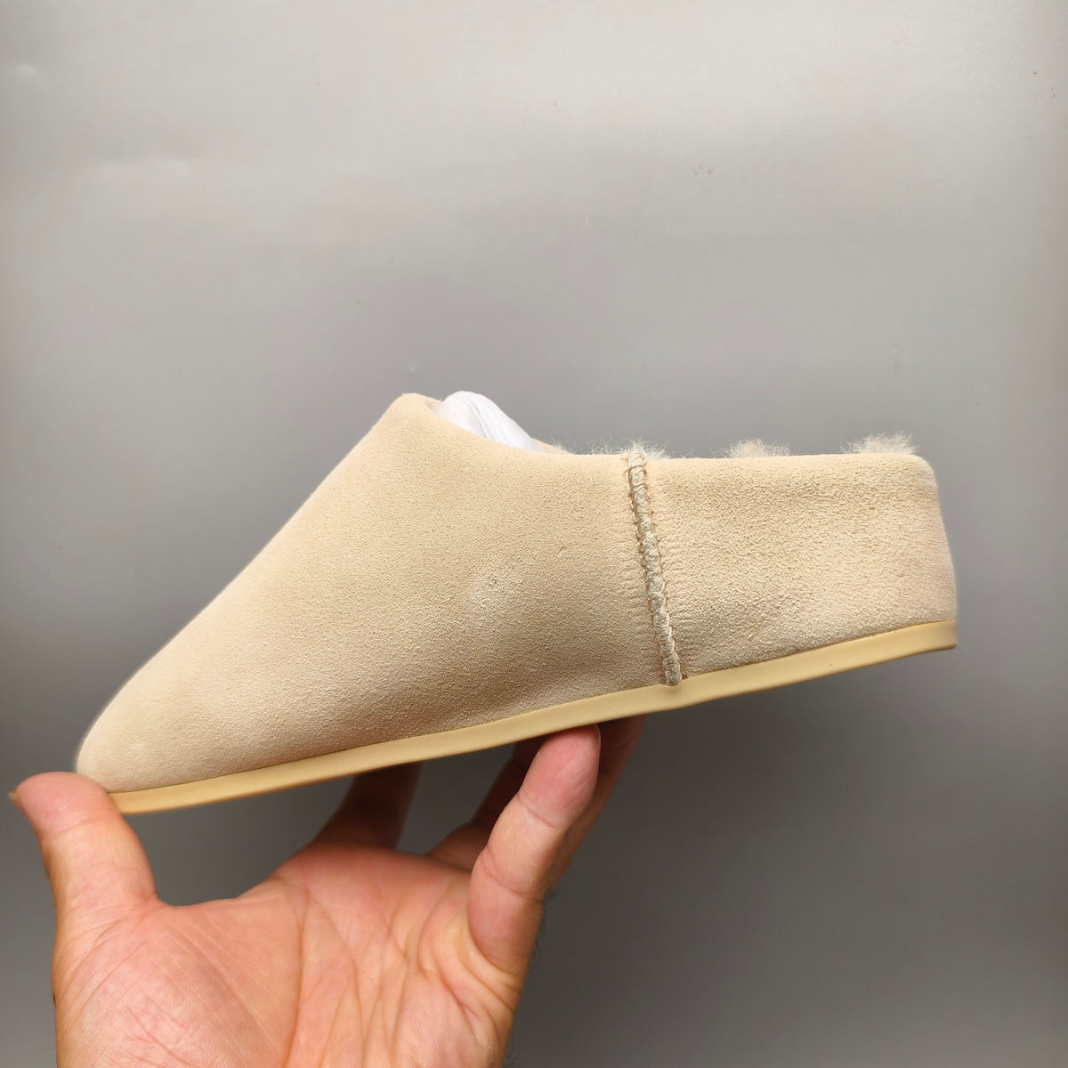 1390 Casual Slip-On Home Shoes — Sand (In Stock)