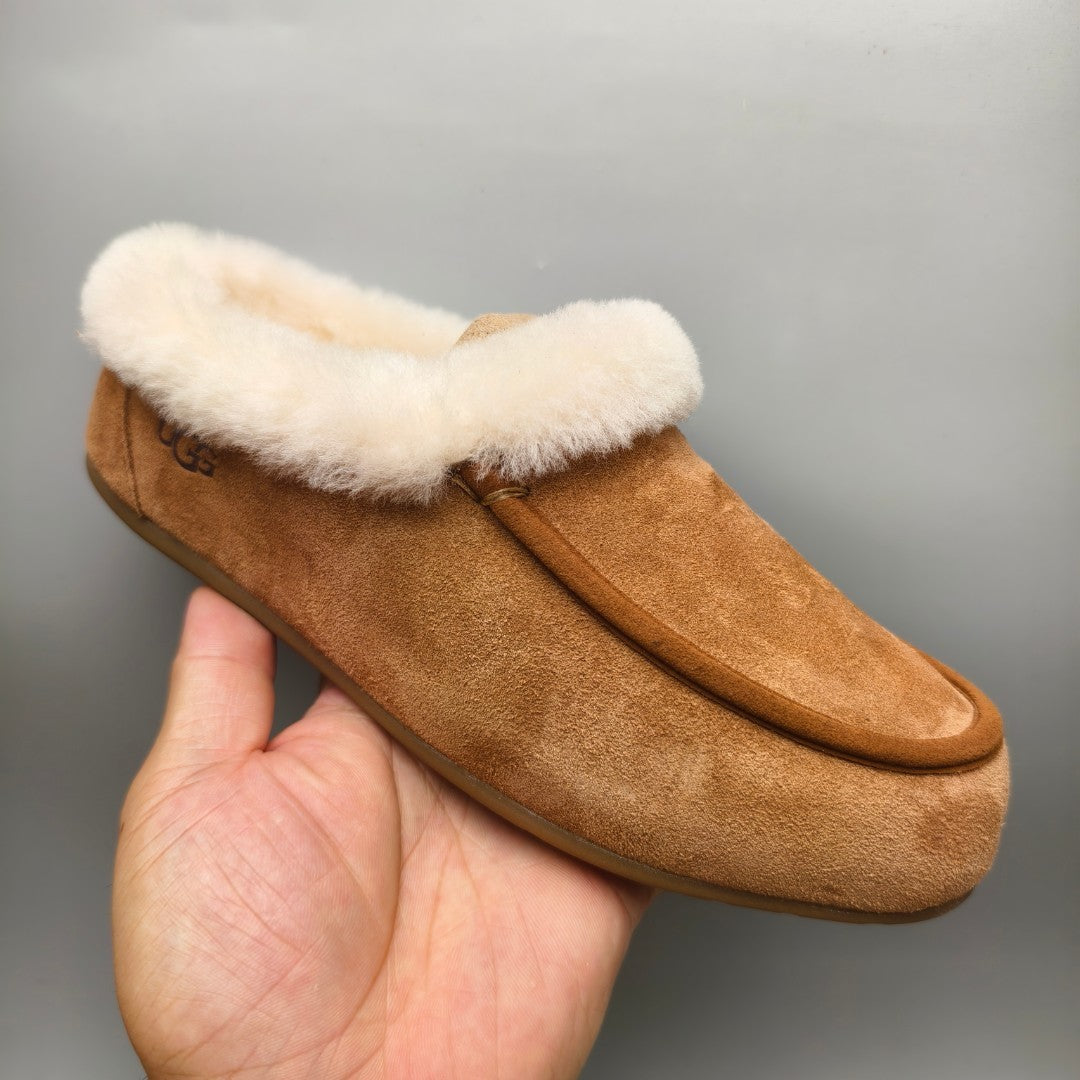 1391 Casual Slip-On House Shoes — Chestnut (In Stock)