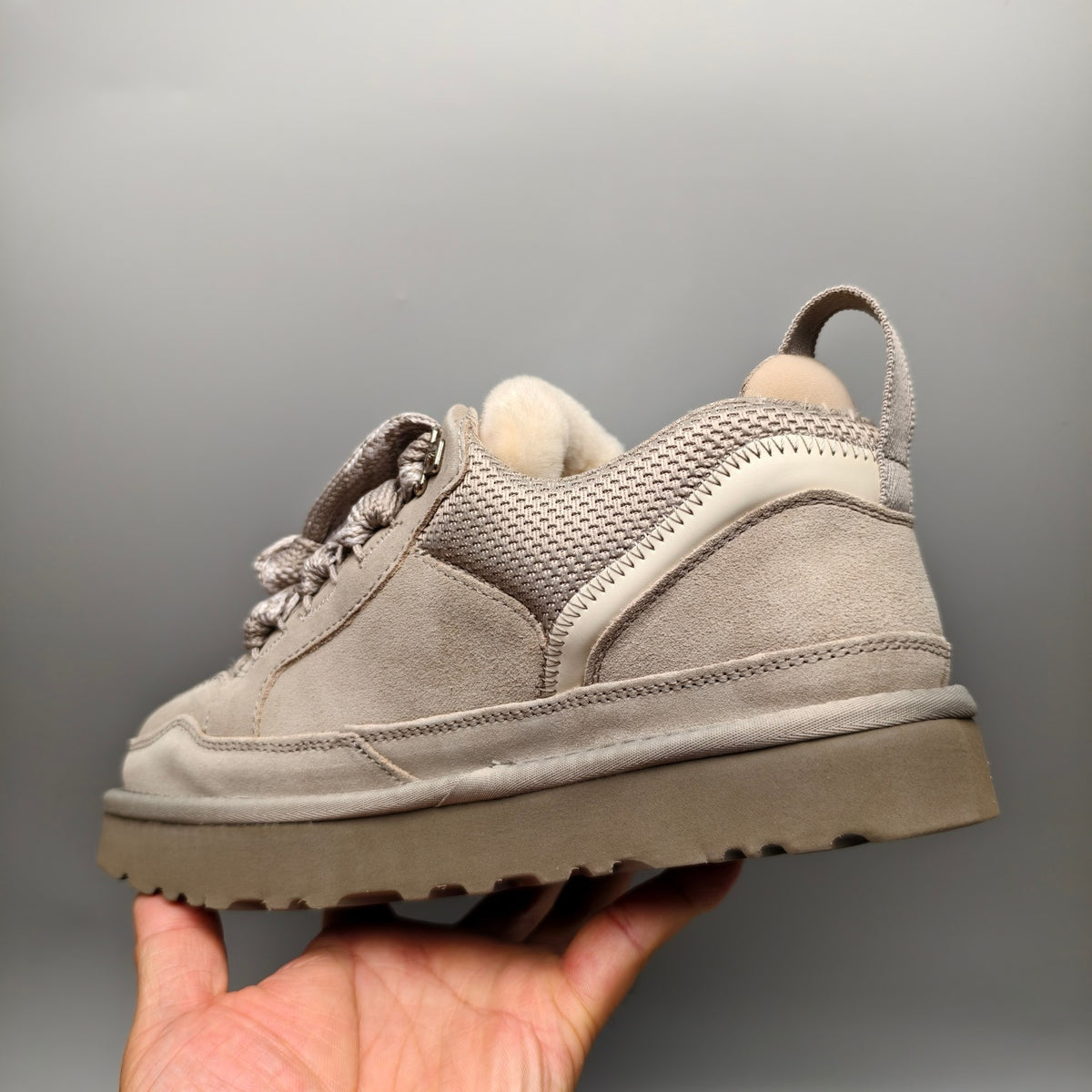 4032 Couple Mesh Sport Casual Shoes — Gray (In Stock)