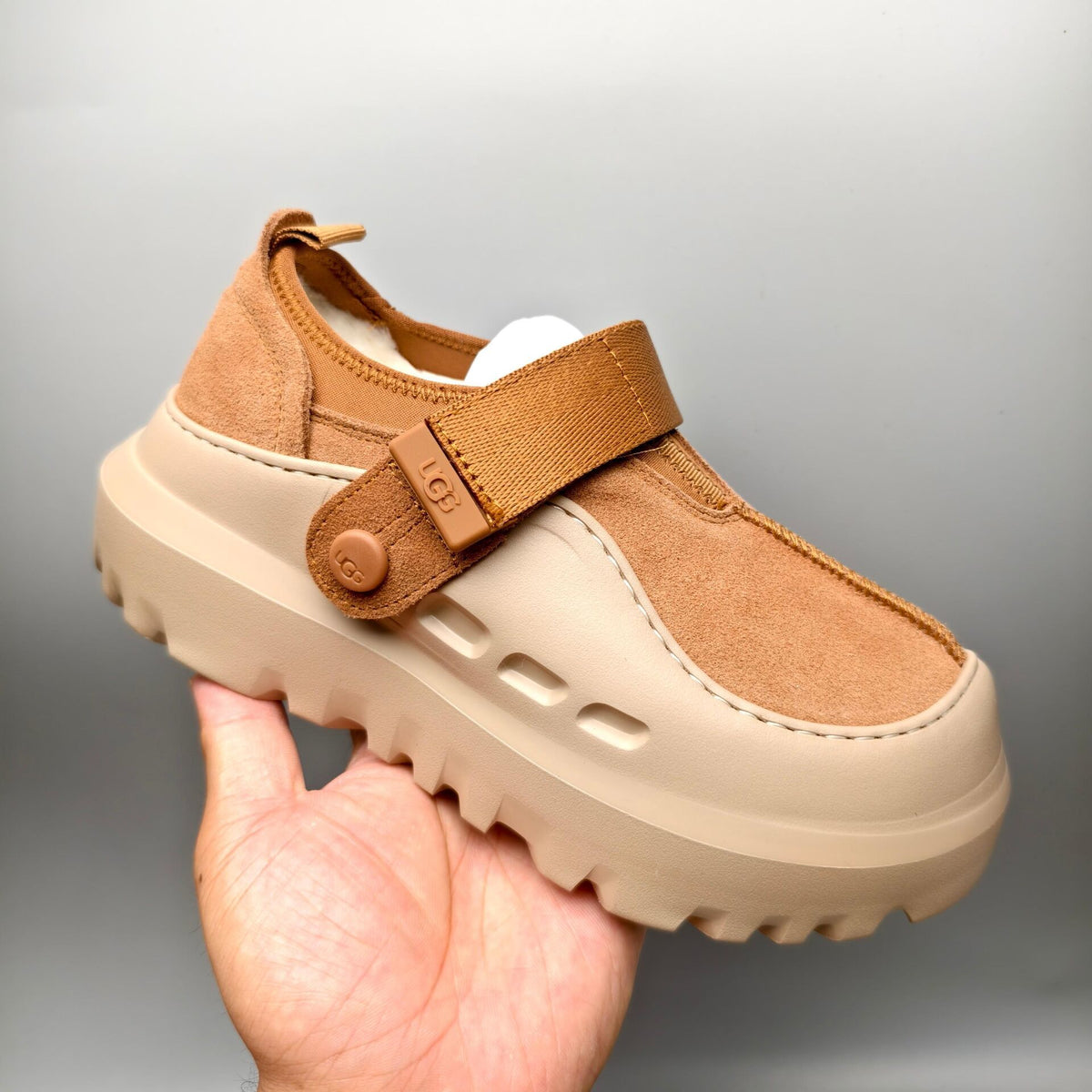 7550 Slip-On Casual Unisex Shoes — Chestnut (In Stock)
