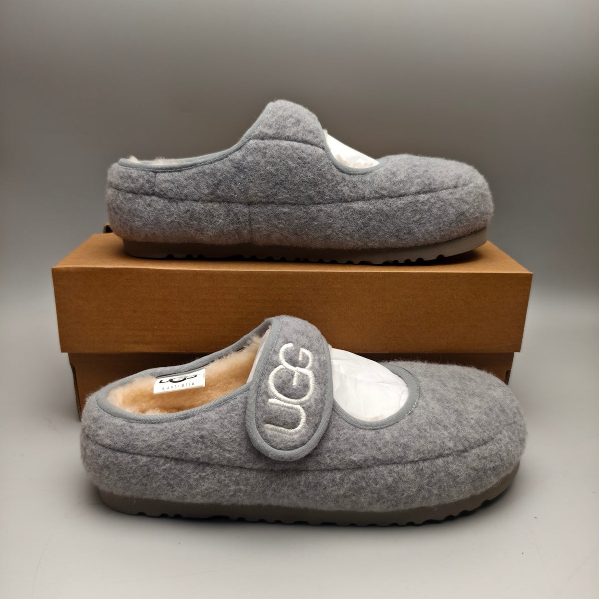5097 Mary Jane Ultra-Light Casual Shoes — Gray (In Stock)