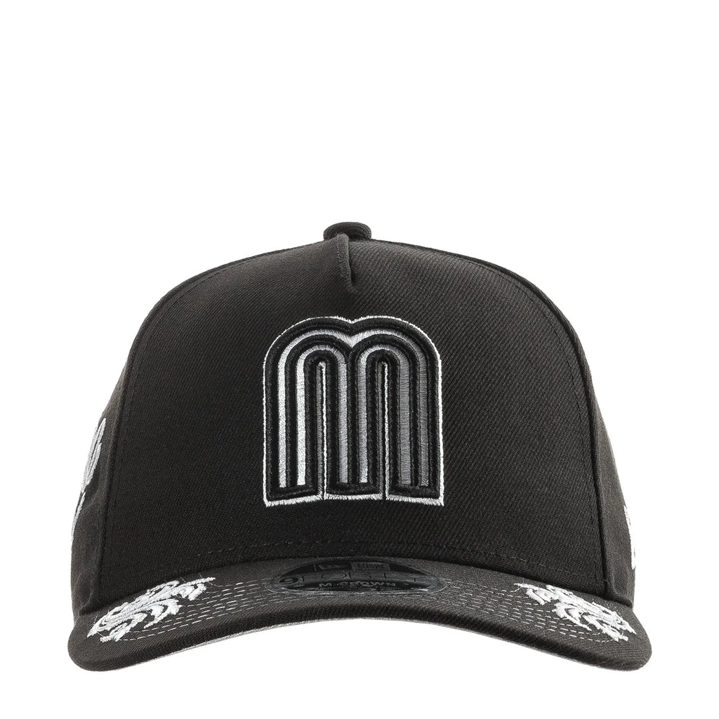 New Era 940 M Crown A Frame Mexico Wordmark Snapback Hat