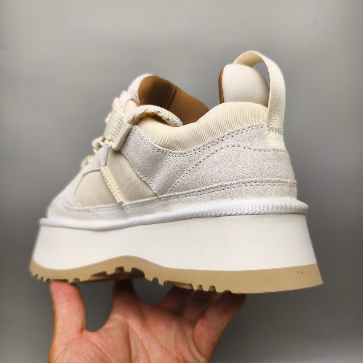 1541 Chunky Dad Sneakers Lace-Up Casual — White (In Stock)
