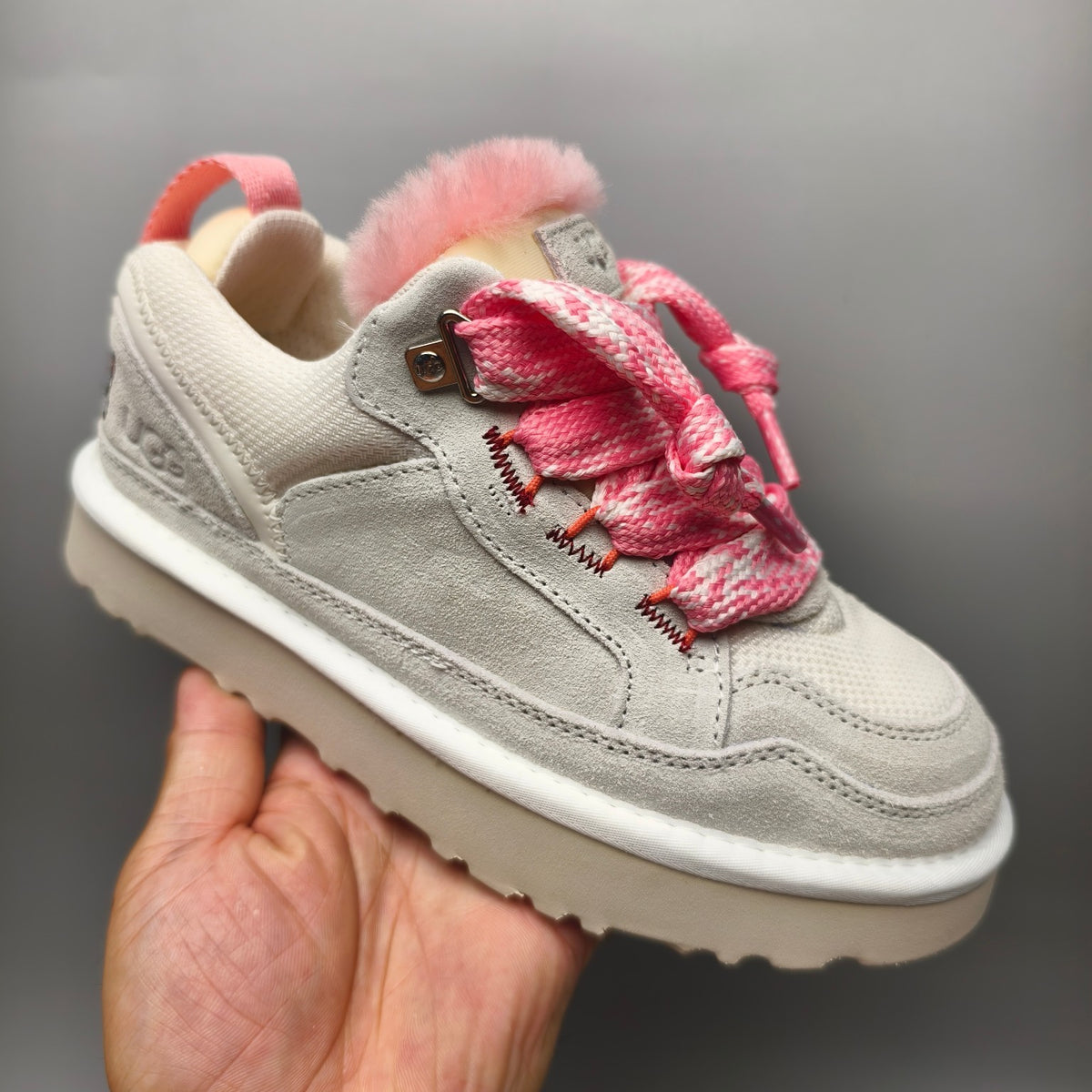 4032-2170 Couple Mesh Sport Casual Shoes — White (In Stock)
