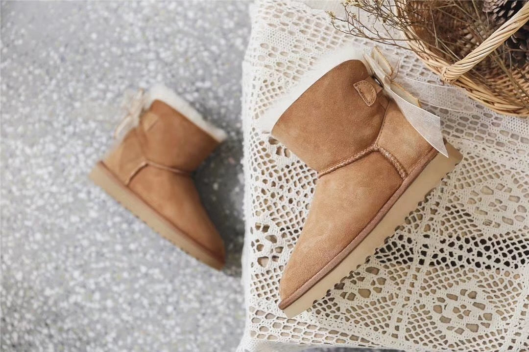 6503 New 3-in-1 Snow Boots — Chestnut Brown