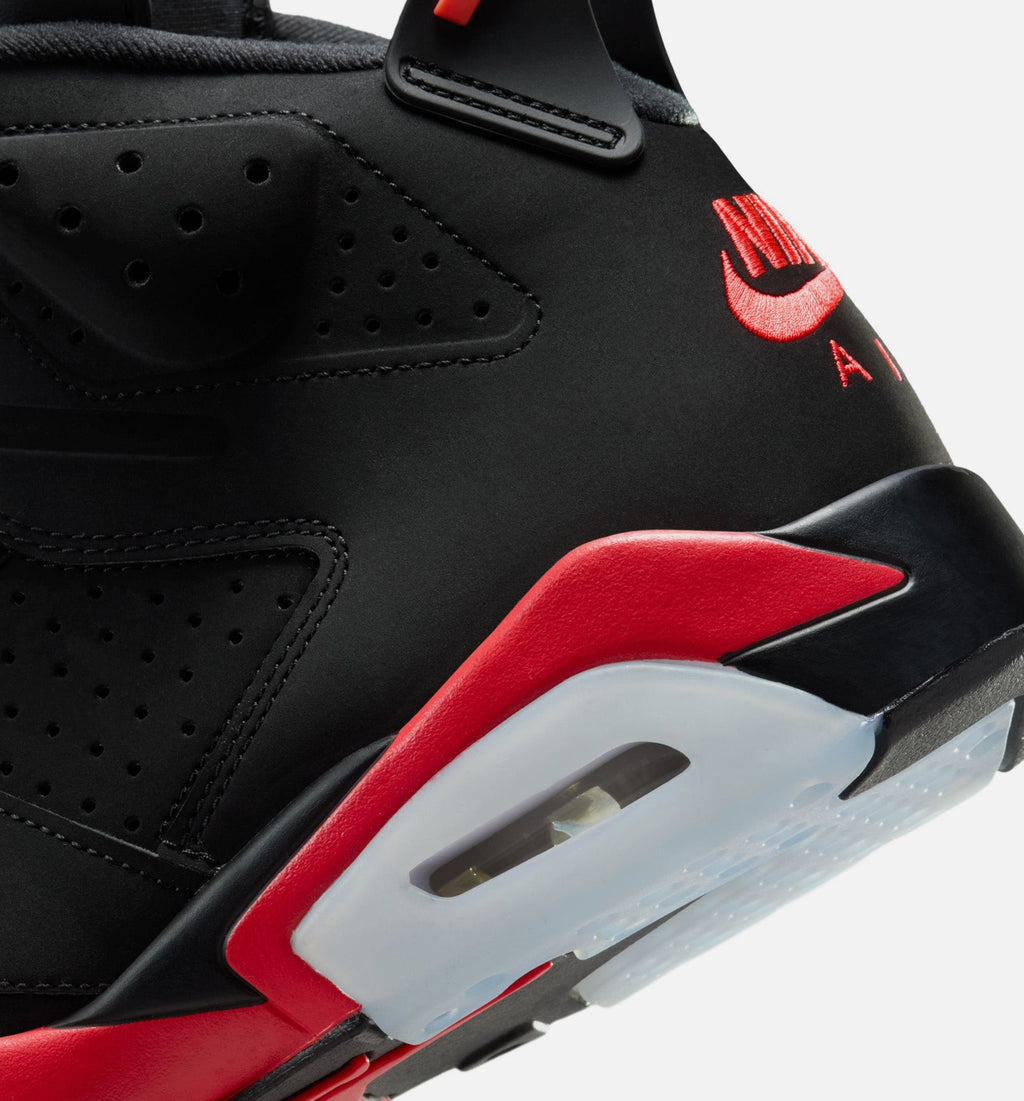 Air Jordan 6 Retro Infrared Salesman Men's Shoe - Black/Light Crimson