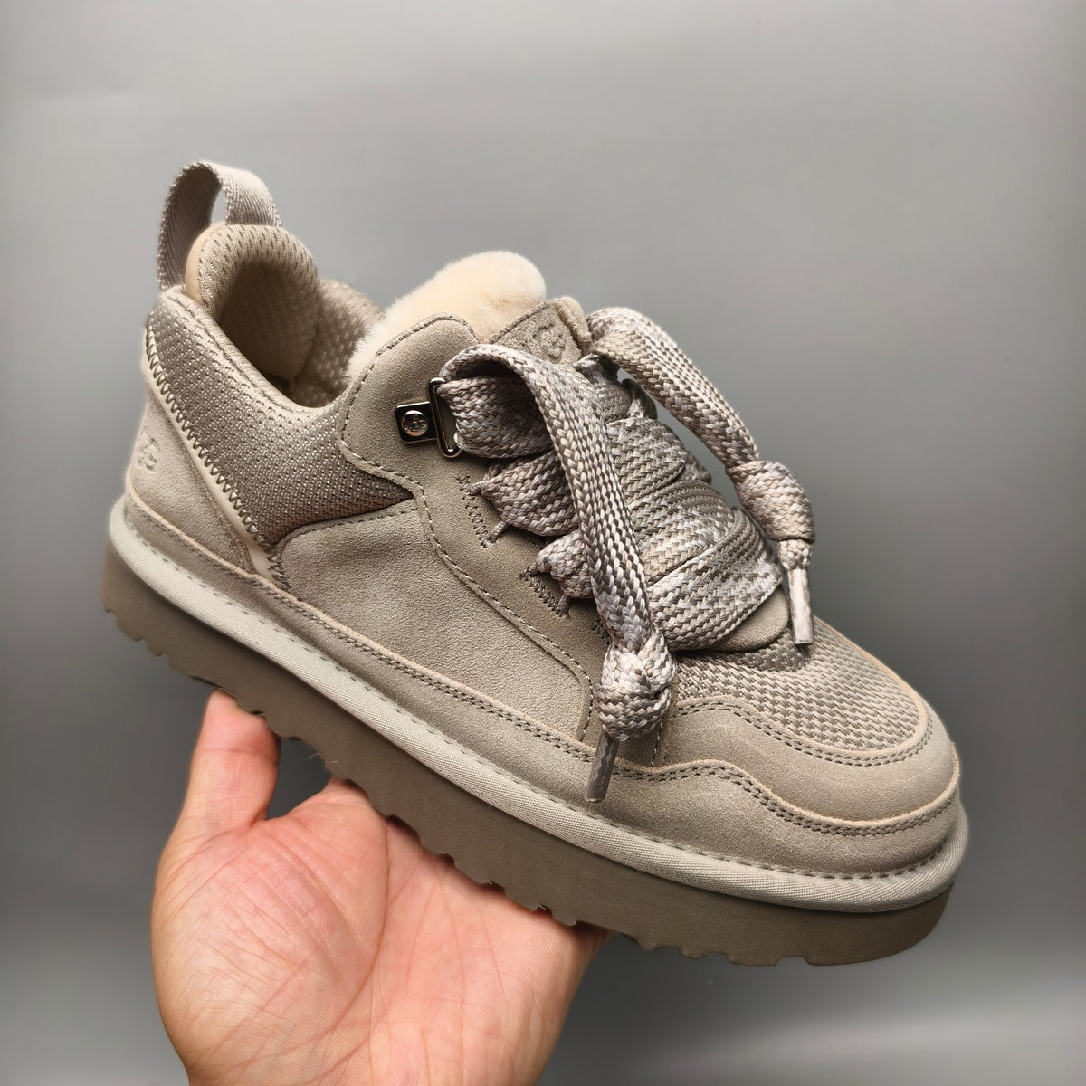 4032 Couple Mesh Sport Casual Shoes — Gray (In Stock)
