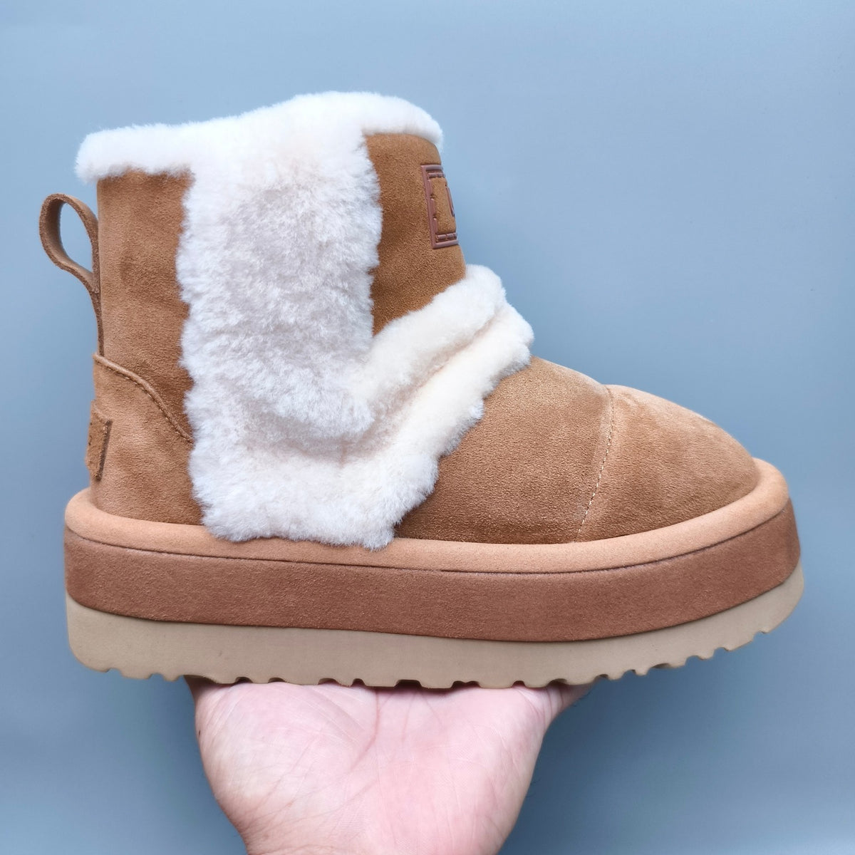 3316 Caterpillar Chunky Sole Mid-Top Casual Shoes — Chestnut (In Stock)